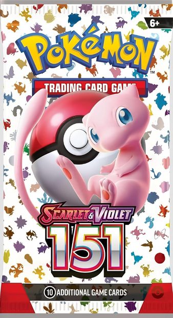 English Pok&eacute;mon Scarlet & Violet 151 booster pack